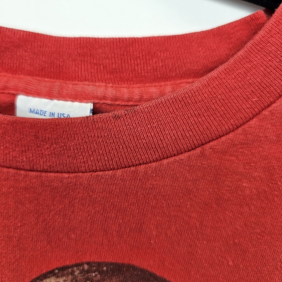 VINTAGE SALEM JORDAN CHICAGO BULLS NBA T-SHIRT 1991 MADE IN USA SIZE L. - Picture 13 of 16